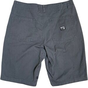 Vintage Volcom Fairmont Mens Chino Shorts Gray 34" Y2K Skater Surf Casual